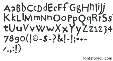 Hrawolam font – print Fonts