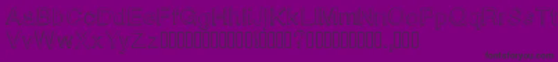 Blockbasic Font – Black Fonts on Purple Background
