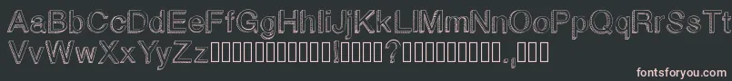 Blockbasic Font – Pink Fonts on Black Background