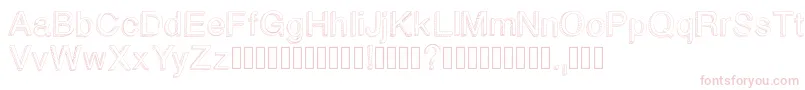 Blockbasic-Schriftart – Rosa Schriften