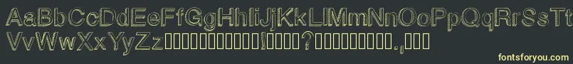 Подробнее о шрифте Blockbasic Шрифт Blockbasic – жёлтые шрифты на чёрном фоне