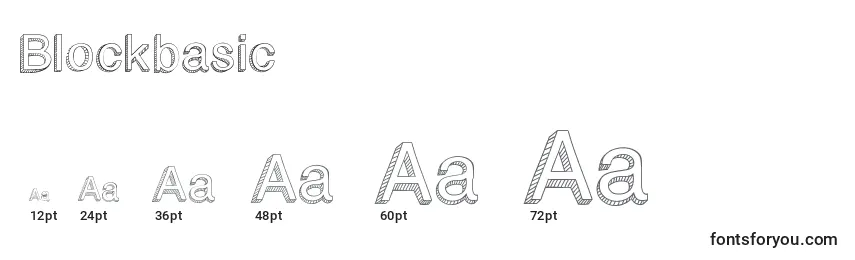 Blockbasic Font Sizes