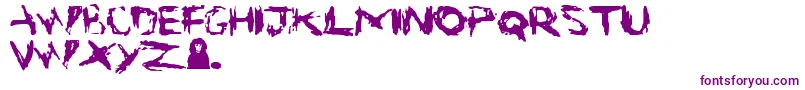 Suicide-fontti – violetit fontit