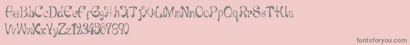 More about Navz Font Navz Font – Gray Fonts on Pink Background