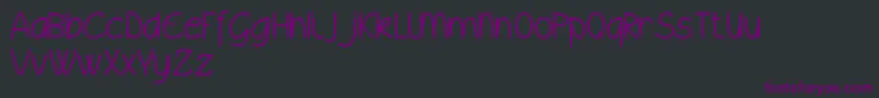 Wyllamdemo Font – Purple Fonts on Black Background