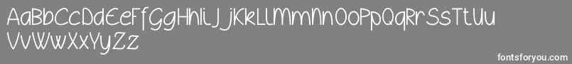 Wyllamdemo Font – White Fonts on Gray Background