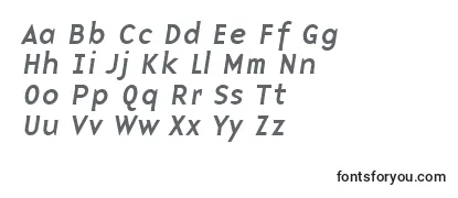 BasenineItalic-fontti