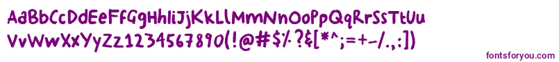 GeorginasHand Font – Purple Fonts