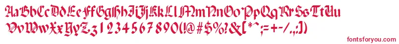 PenchantthinRegular Font – Red Fonts