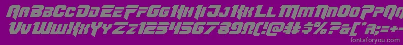 fuente Omegaforceexpandital11 – Fuentes Grises Sobre Fondo Morado
