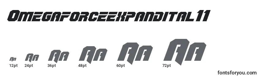 Omegaforceexpandital11 Font Sizes