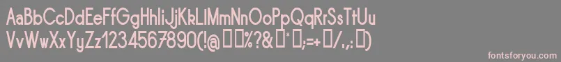 Sornbn Font – Pink Fonts on Gray Background
