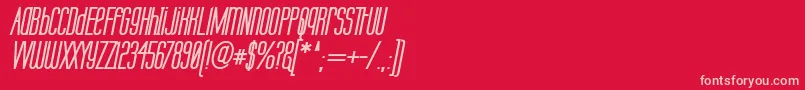 Шрифт Labtubi – розовые шрифты на красном фоне