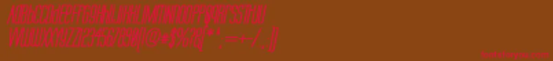More about Labtubi Font Labtubi Font – Red Fonts on Brown Background