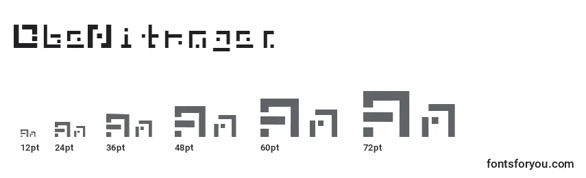 DbeNitrogen Font Sizes