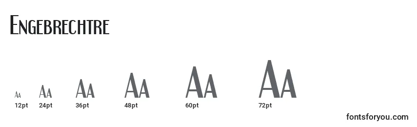Engebrechtre Font Sizes