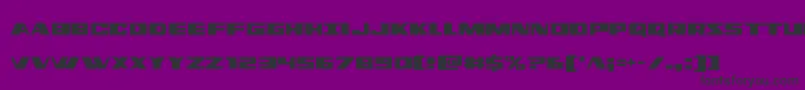 Dassaultcond Font – Black Fonts on Purple Background