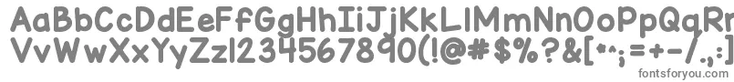 Lisätietoja Kgmisskindymarker-fontista Kgmisskindymarker-fontti – harmaat kirjasimet valkoisella taustalla