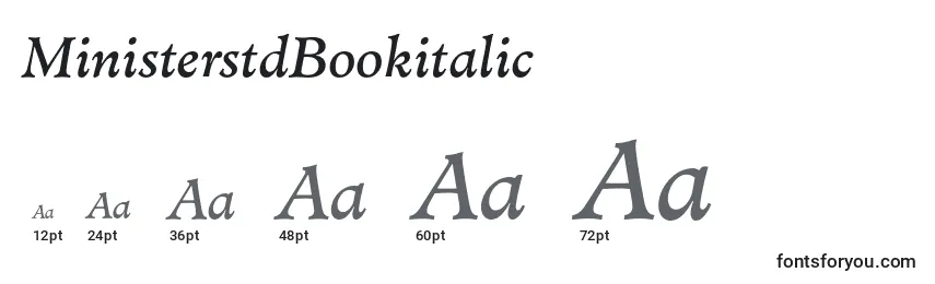MinisterstdBookitalic Font Sizes