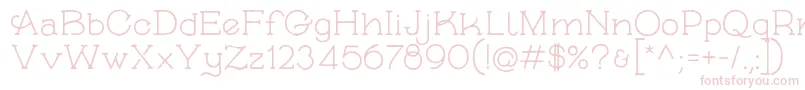 SkybirdRough Font – Pink Fonts on White Background