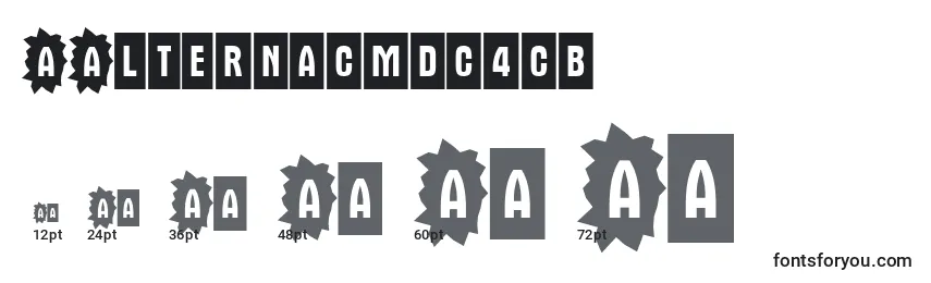 AAlternacmdc4cb Font Sizes