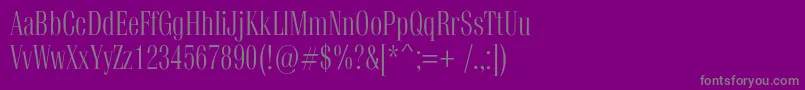 Vetrenc Font – Gray Fonts on Purple Background