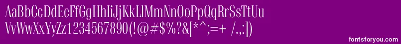 Vetrenc Font – White Fonts on Purple Background