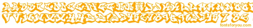 Police Graffonti.3D.Drop – polices orange