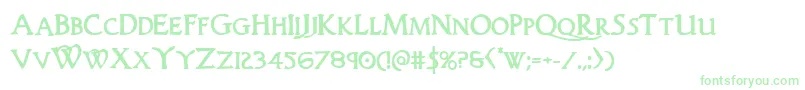 More about Woodgodbold Font Woodgodbold Font – Green Fonts on White Background