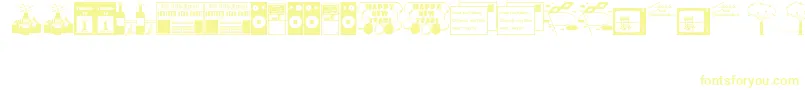 NewYearsDingsJl Font – Yellow Fonts