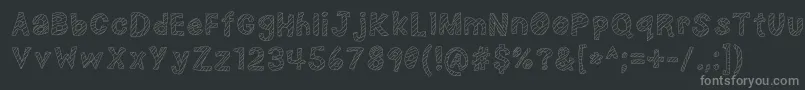 NerdPlusDork=Nork Font – Gray Fonts on Black Background