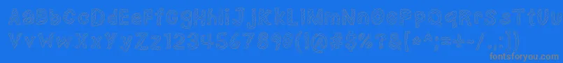 NerdPlusDork=Nork Font – Gray Fonts on Blue Background