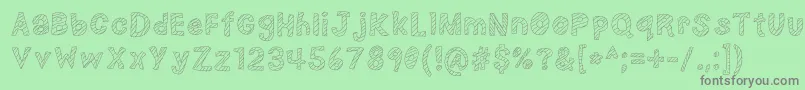 NerdPlusDork=Nork Font – Gray Fonts on Green Background