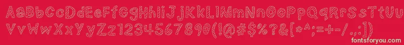 NerdPlusDork=Nork Font – Green Fonts on Red Background