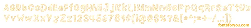 NerdPlusDork=Nork-Schriftart – Orangefarbene Schriften