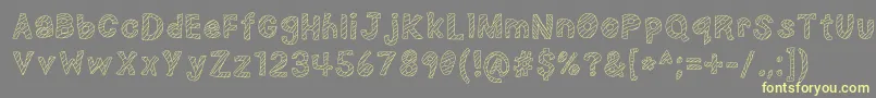 NerdPlusDork=Nork Font – Yellow Fonts on Gray Background