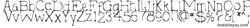DjbHollyTyped2Much Font – Catalog