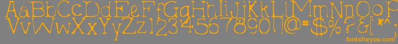 Más sobre la fuente DjbHollyTyped2Much fuente DjbHollyTyped2Much – Fuentes Naranjas Sobre Fondo Gris