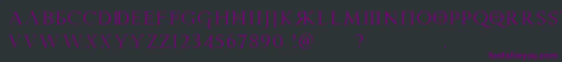PraetoriaD Font – Purple Fonts on Black Background
