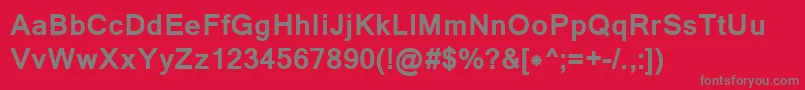 LathaBold Font – Gray Fonts on Red Background