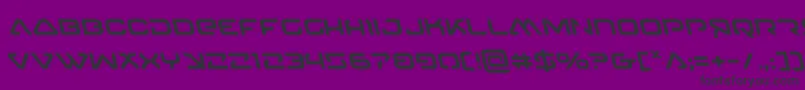 Шрифт 4114blasterv2left – чёрные шрифты на фиолетовом фоне