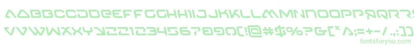 Шрифт 4114blasterv2left – зелёные шрифты