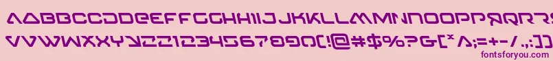4114blasterv2left-Schriftart – Violette Schriften auf rosa Hintergrund