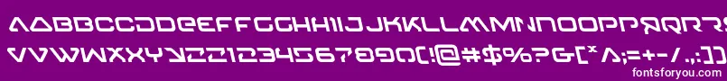 4114blasterv2left Font – White Fonts on Purple Background