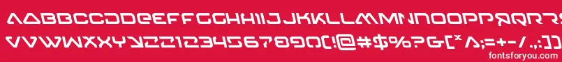 4114blasterv2left Font – White Fonts on Red Background