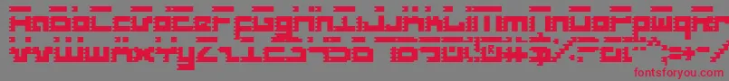 RoidRageCondensed Font – Red Fonts on Gray Background