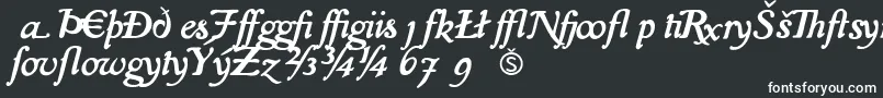 IslaExtra-fontti – valkoiset fontit