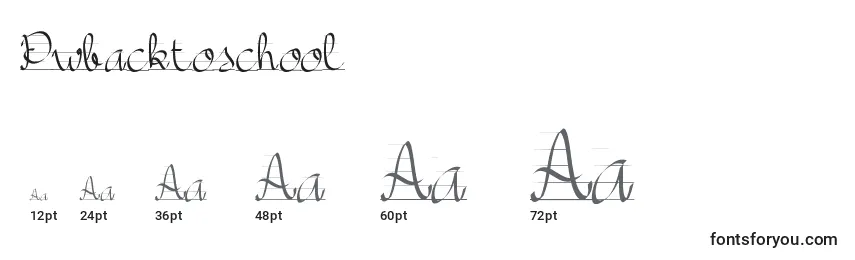 Pwbacktoschool Font Sizes