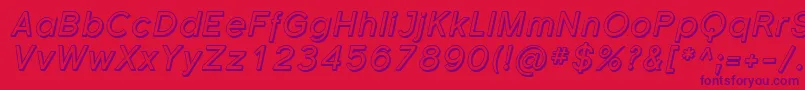 Подробнее о шрифте SfflorencesansshadedItalic Шрифт SfflorencesansshadedItalic – фиолетовые шрифты на красном фоне