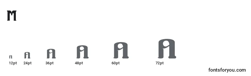 Magklor6 Font Sizes